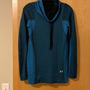 Women’s Under Armour Mesh Cowlneck Long Sleeved top Size Small